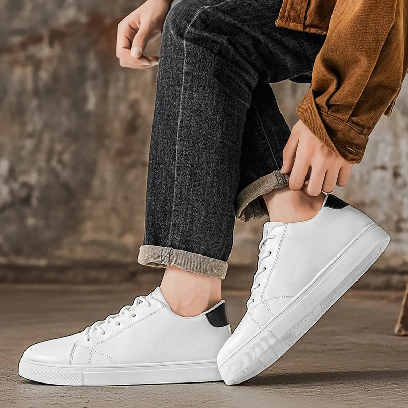 Men’s Classic White Casual Sneakers