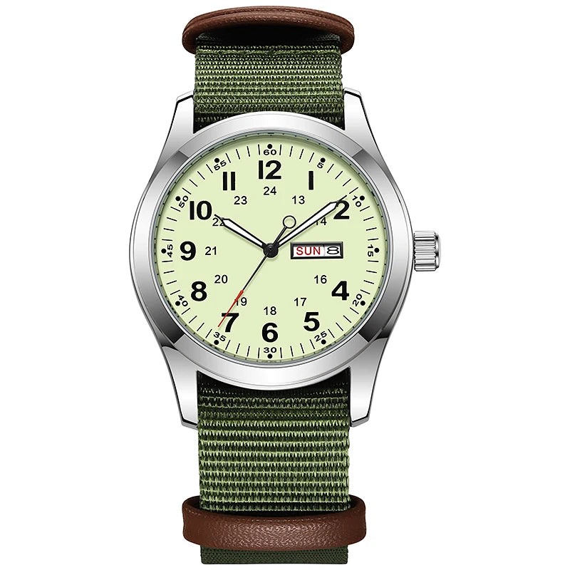 Day-Date Nylon Strap Watch