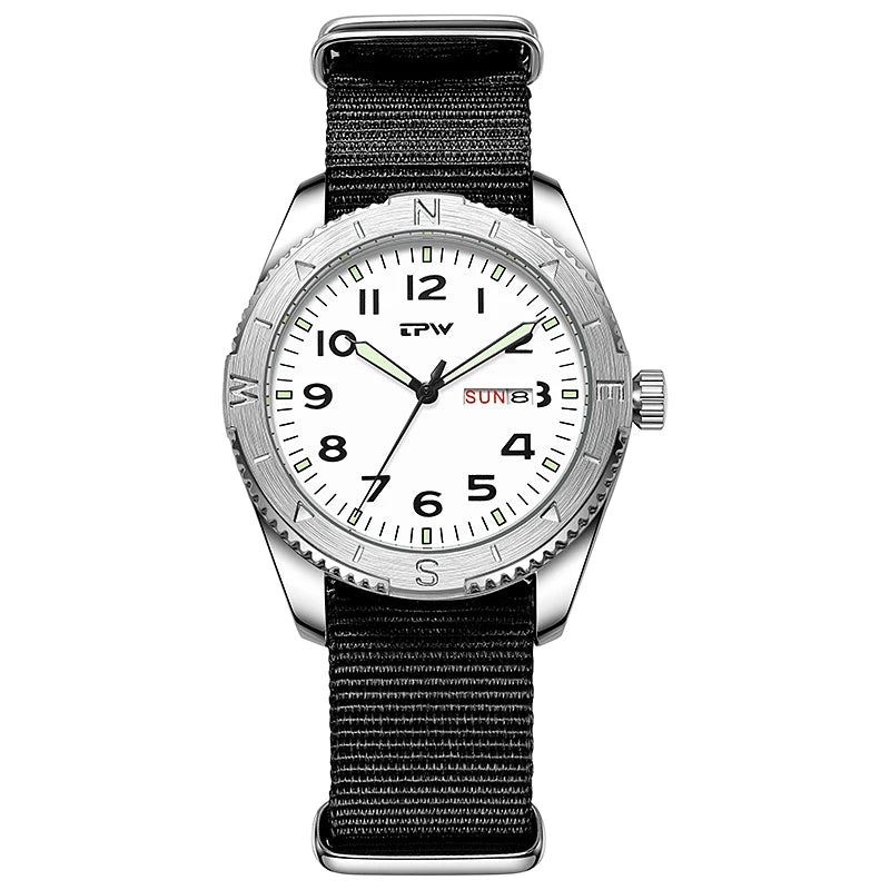 Men’s Compass Bezel Field Watch
