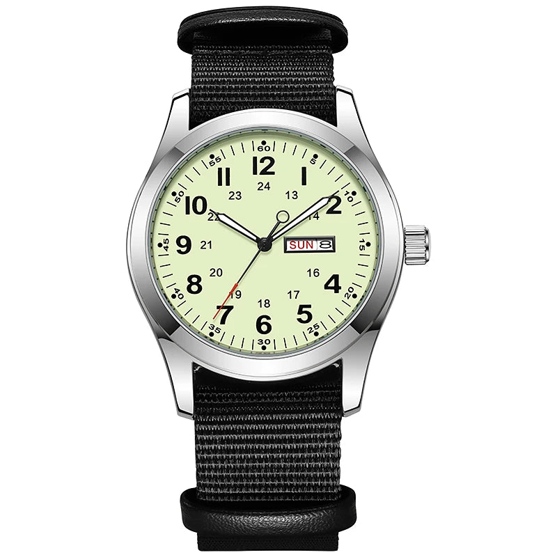 Day-Date Nylon Strap Watch