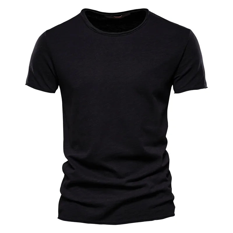 Men’s Classic Black Crew Neck T-Shirt