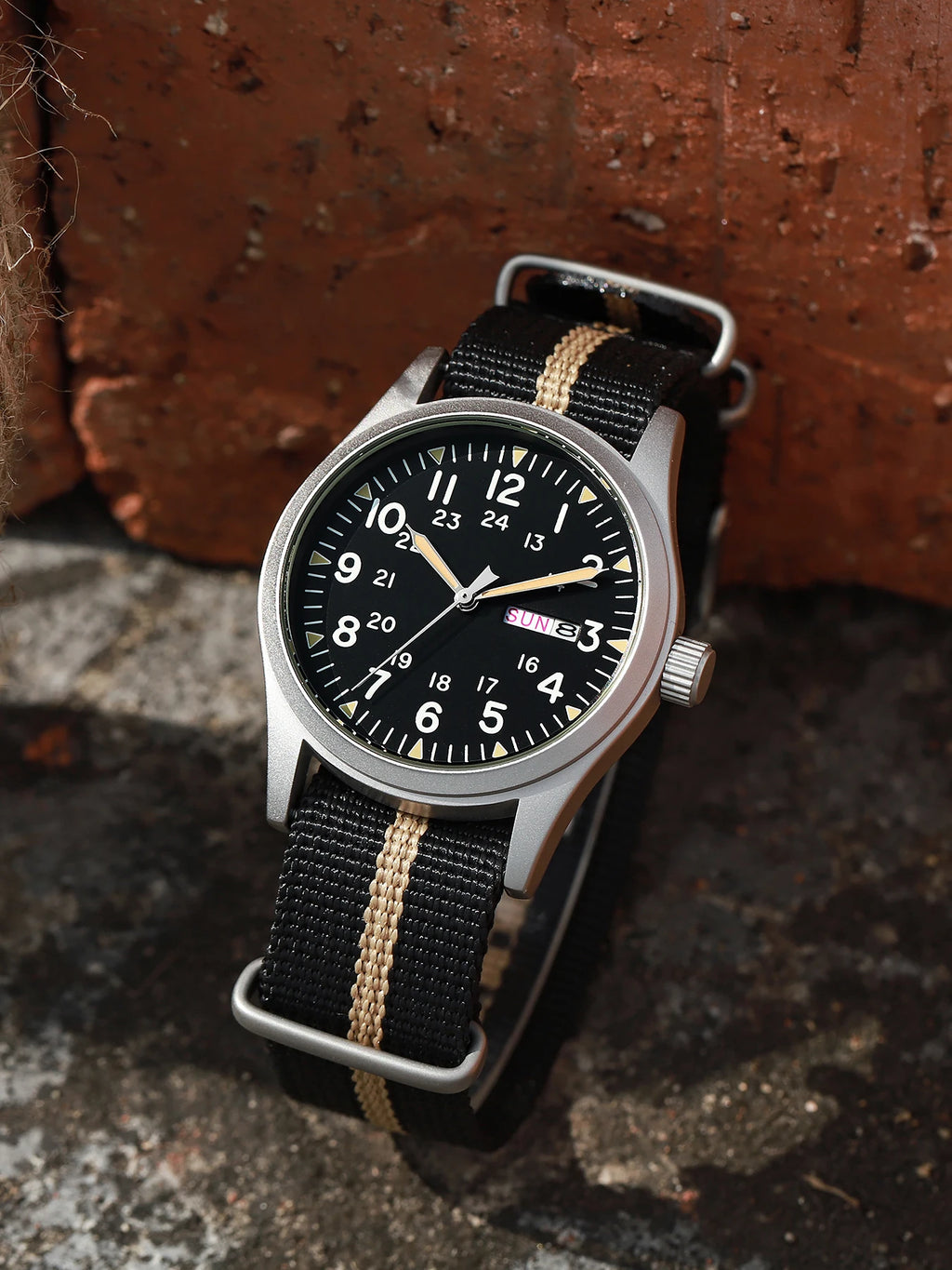 Day-Date Military Nylon Strap Watch