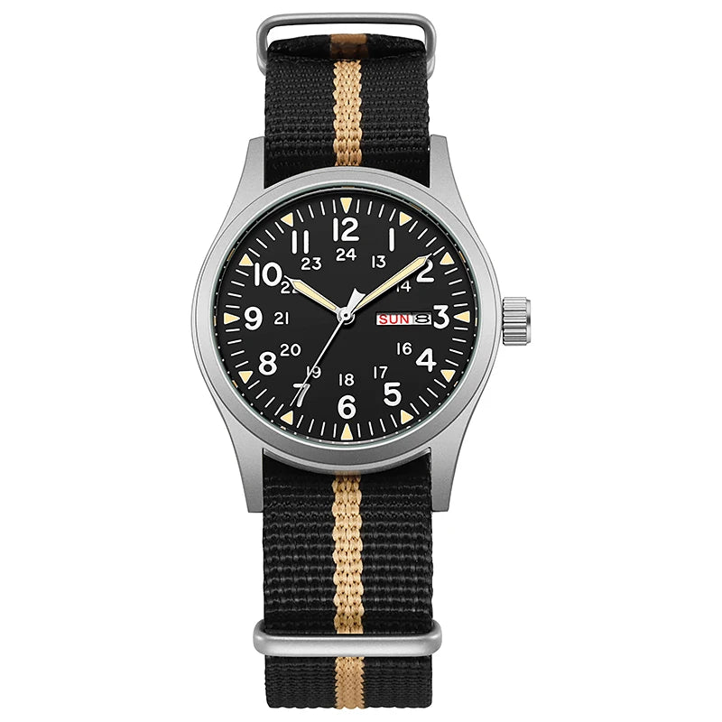 Day-Date Military Nylon Strap Watch