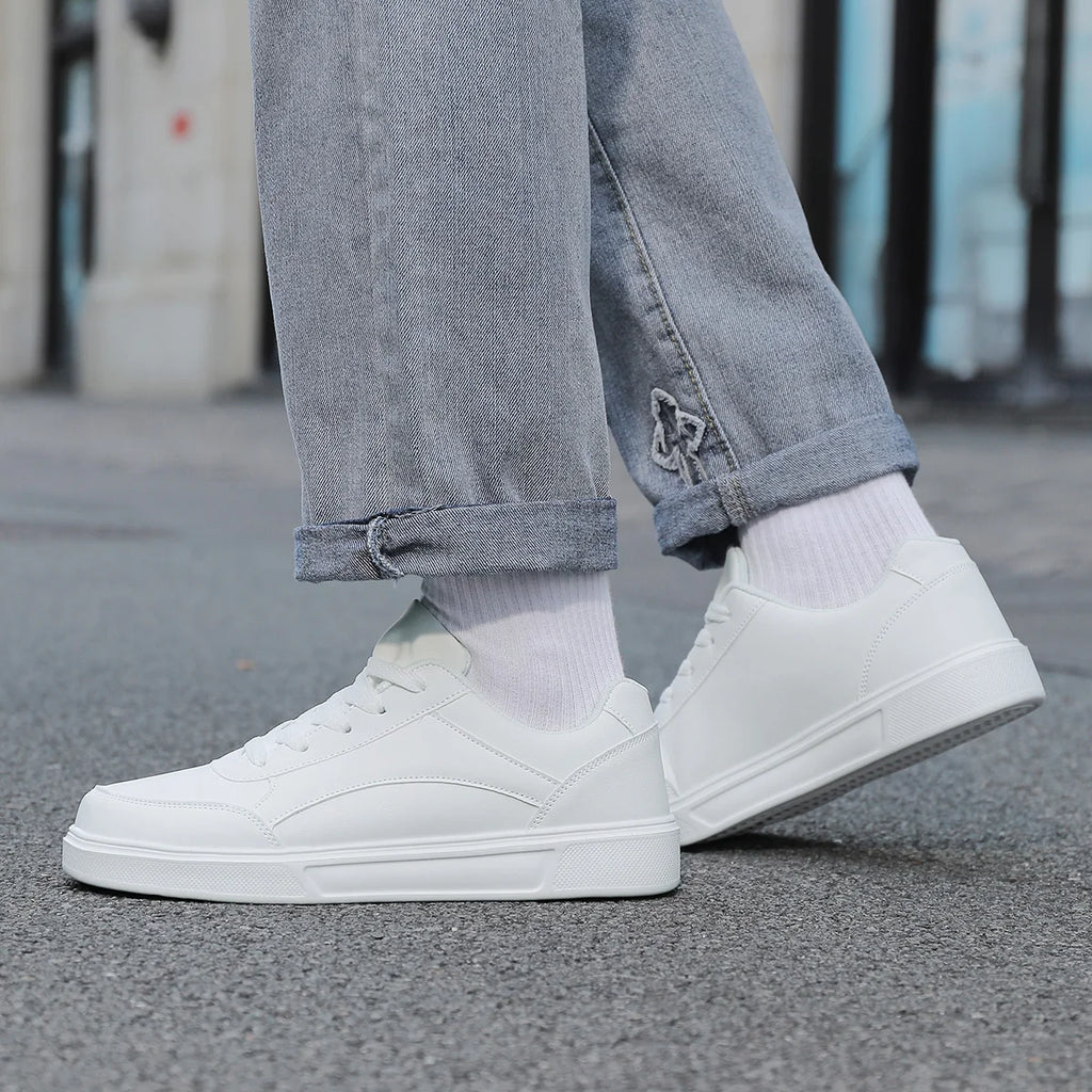 Men’s Classic White Low-Top Sneakers