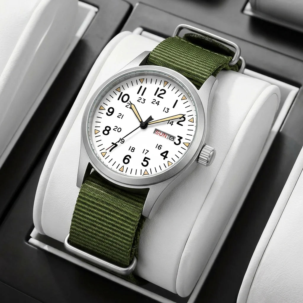 Day-Date Military Nylon Strap Watch