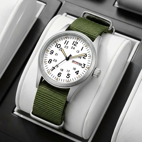 Day-Date Military Nylon Strap Watch