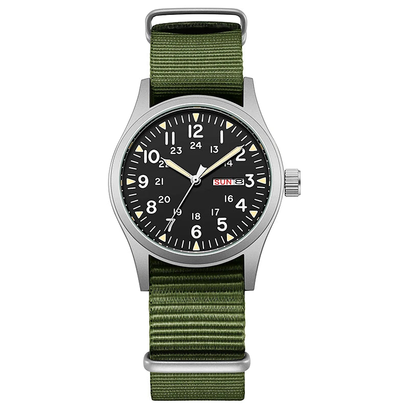 Day-Date Military Nylon Strap Watch